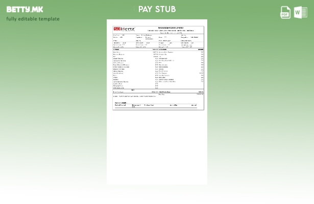 Модерен стил шаблон за уплатница Manikaran Power